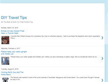Tablet Screenshot of diytraveltips.com